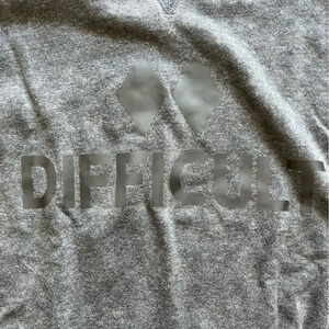 NWT Difficult Black Diamond Ski Humor Sweatshirt Size Youth Large 11-13